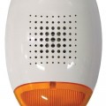 Satel SD3001O sziréna, kültéri hang-fényjelző, narancssárga színű LED fényjelzővel