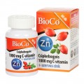 BioCo Csipkebogyó C-vitamin 1000 mg+cink tabletta 60x