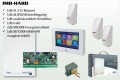 Inim IMB-HARD szett, 1 db IMB-SL515, 1 db IMB-ALIEN/SB, 2 db IMB-XIR200H, 1 db IMB-XDT200H