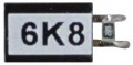 Inim IMB-JUMPER-6K8 Jumper ellenállás 6,8 kohm értékkel. 10 db/csomag