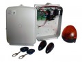 Tecno KITBE5M - szárnyaskapu kit, 1db T011AOD vezérlés, beépített fixkódos rádióvevővel, 2db PTX433305AI-B 3 csatornás rádióadó, 1db TCLAMP-N villogó, 1pár TCFET-N fotocella