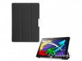 GIGAPACK Trifold álló bőr tablet tok Lenovo Tab 3 Plus (10,1") készülékhez, fekete