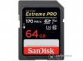 SanDisk Extreme Pro 64GB SDXC memóriakártya, Class 10, UHS-I, U3, V30 (183530)
