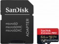 SanDisk Extreme Pro 64GB microSDXC memóriakártya + adapter, Class 10, UHS-I (183520)