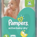 Pampers Active Baby-dry 3 Midi pelenka (4-9kg) -90 db