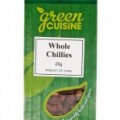Green Cuisine Chili, egész -