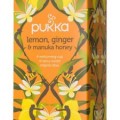 PUKKA ORGANIC LEMON GINGER MANUKA HONEY BIO TEA 20X2G, 40 g