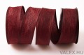 Valex Decor Taft szalag drótos szegéllyel 4cm x 9.1m - Bordó