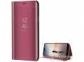 GIGAPACK Mirror View Case álló műbőr tok Huawei P20 Lite készülékhez, rozéarany