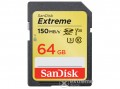 SanDisk Extreme 64GB SDXC memóriakártya, Class 10, UHS-I, U3, V30 (183524)