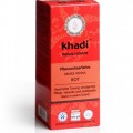 Khadi Növényi hajfesték por  Élénkvörös, 100% Henna-tartalommal 100 g