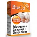 BioCo Fokhagyma+Galagonya+Ginkgo biloba tabletta, 60 db