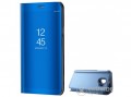 GIGAPACK Mirror View Case álló műbőr tok Samsung Galaxy J4 (2018) J400F készülékhez, kék