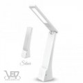 V-TAC 4W változtatható színhőmérséklet 550 lumen fehér-ezüst ház LED olvasólámpa