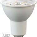 Life Light LED Középfehér-4200K 5W=50W 540 lumen GU10 átlátszó burás LED izzó