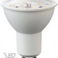 Life Light LED Melegfehér-2700K 7W=60W 700 lumen GU10 átlátszó burás LED izzó