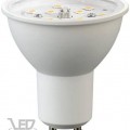 Life Light LED Középfehér-4200K 7W=60W 680 lumen GU10 átlátszó burás LED izzó