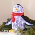 Life Light LED Karácsonyi figura pingvin 25x20x30 cm 48 db hideg fehér LED