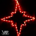 Life Light LED Karácsonyi figura csillag figura 50x45 cm 48 db piros LED