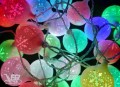 Life Light LED Karácsonyi hólabda beltéri füzér 40 db hólabda színes RGB LED