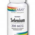 Solaray Selenium/szelén kapszula, 200 mcg, 100 db