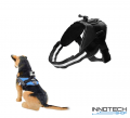 GoPro SJCAM kutyahám egy kameraállással (kutyás akció kamera rögzítő tartó kutya hám) - fekete