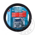 TruckerShop Kormányvédő (44-46 cm) fekete, gumiabroncs mintázattal