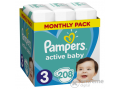 PAMPERS Active Baby pelenka Monthly Box, 3-as méret, 208 db