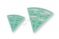 Pizzaszelet fondant mintázó