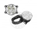 TruckerShop LED nappali menetjelző (DRL) 12/24V KEREK 90mm párban