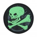 MAXPEDITION Skull Morale Patch Glow in the dark