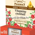 Green Pharmacy vitamin koktél ajakápoló vörösáfonya és áfonya 3.6g