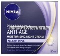 Nivea Daily Essentials Moisturising Anti-Age Éjszaka Krém 50ml