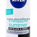 Nivea Invisible Summer For Black &amp; White 48H Dezodor 150ml
