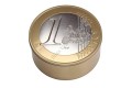1 Euro fém kekszes doboz