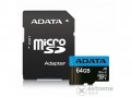 ADATA Memóriakártya MicroSDXC 64GB + Adapter UHS-I CL10 (100/25)