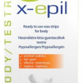 X-epil Gyantacsík Testre - hypoallergén, 12 db