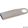 Kingston Pendrive, 128GB, USB 3.0, 100/15 MB/sec, fém ház, &quot;DataTraveler SE9 G2&quot;