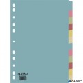 SPOKO Regiszter A/4 karton 12 részes 2x6 szín