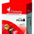 VICTORIA PG-50 Tintapatron Pixma iP2200, MP150, 160 nyomtatókhoz, , fekete, 22ml