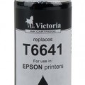 VICTORIA T66414 Tinta, L100, 200mfp nyomtatókhoz, , fekete, 100ml