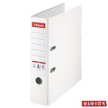 ESSELTE Iratrendező, 80 mm, A4, PP, élvédő sínnel, &quot;Standard Plus&quot;, Vivida fehér