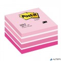 Post-it Öntapadós jegyzet 3M LP 2028P 76x76mm aquarell pink 450 lap