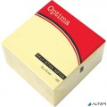 Optima Öntapadós jegyzet 75x75mm sárga 450 lap