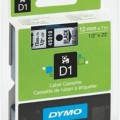 DYMO Feliratozógép szalag, 9 mm x 7 m, &quot;D1&quot;, víztiszta-fekete