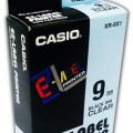 CASIO Feliratozógép szalag, 9 mm x 8 m, , víztiszta-fekete