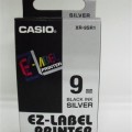 CASIO Feliratozógép szalag, 9 mm x 8 m, , ezüst-fekete