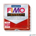 FIMO Gyurma, 56 g, égethető, &quot;Effect&quot;, csillámos piros