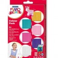 FIMO Gyurma készlet, 6x42 g, égethető, lányoknak, &quot;Kids Color Pack&quot;, 6 különböző szín