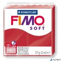 FIMO Gyurma, 57 g, égethető, &quot;Soft&quot;, karácsonyi piros